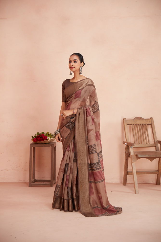 Sr Meera Queen Chanderi Saree Catalog